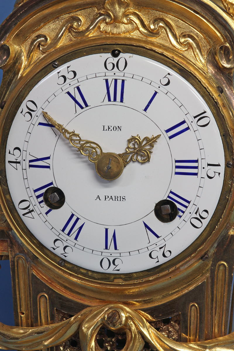 Early Louis XVI French Ormolu Mantle Clock.