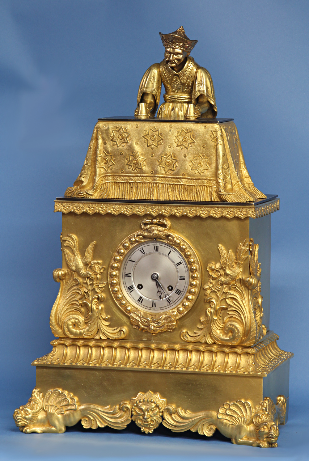 c.1840 French Animated Conjuror Clock by J.F. Houdin
