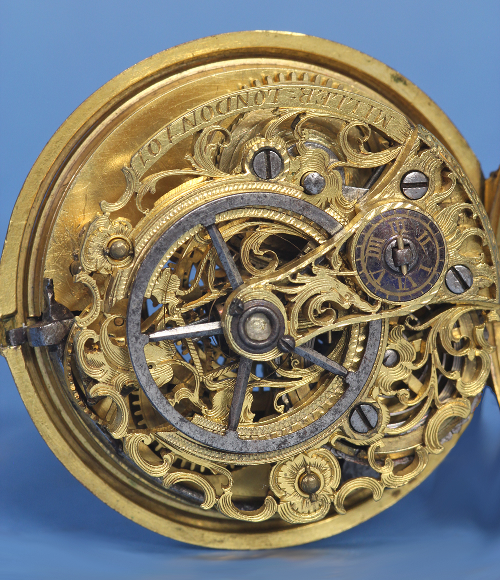 Late 18th century English and Japanese Fusee Watch.