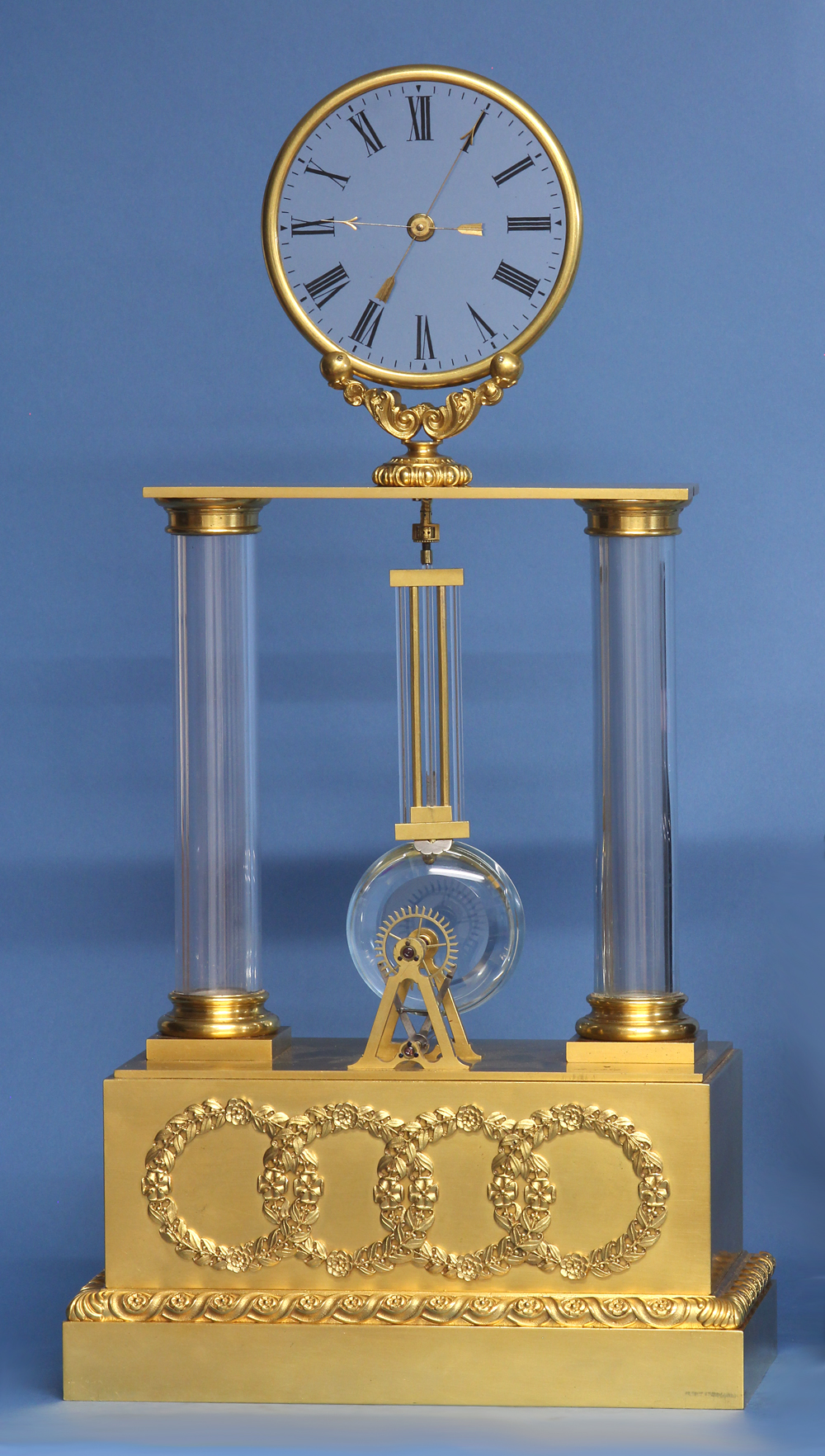 Exhibition Mystery Portico Clock by Robert-Houdin.