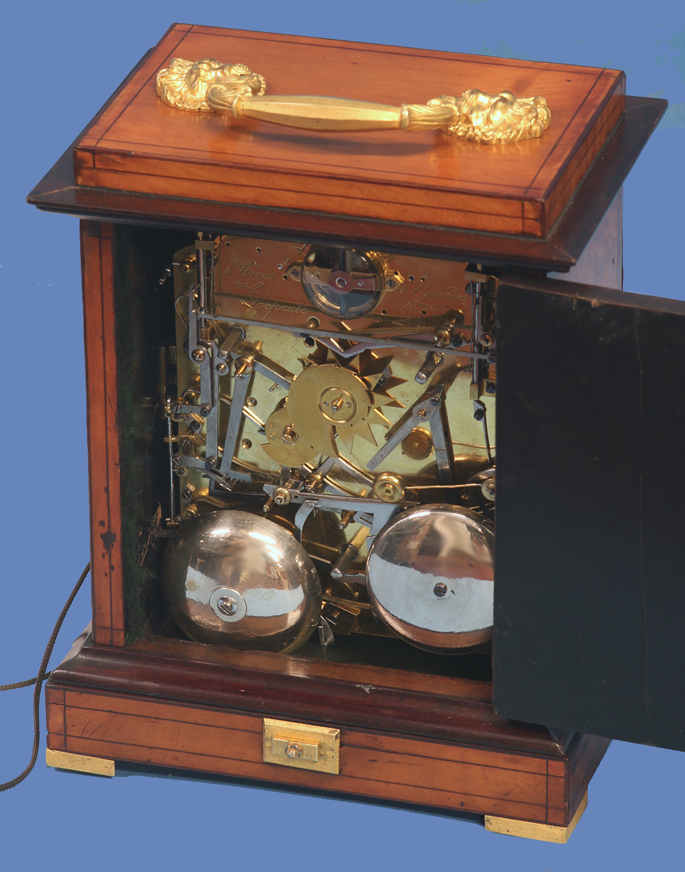 Early 19th Century Grande-Sonnerie Carriage Clock by Lepaute.