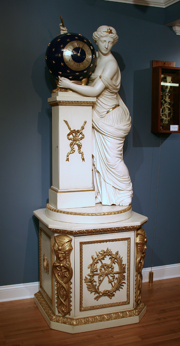 c.1800 Massive Austrian Figural Tallcase Clock, JM Schmit, Wien