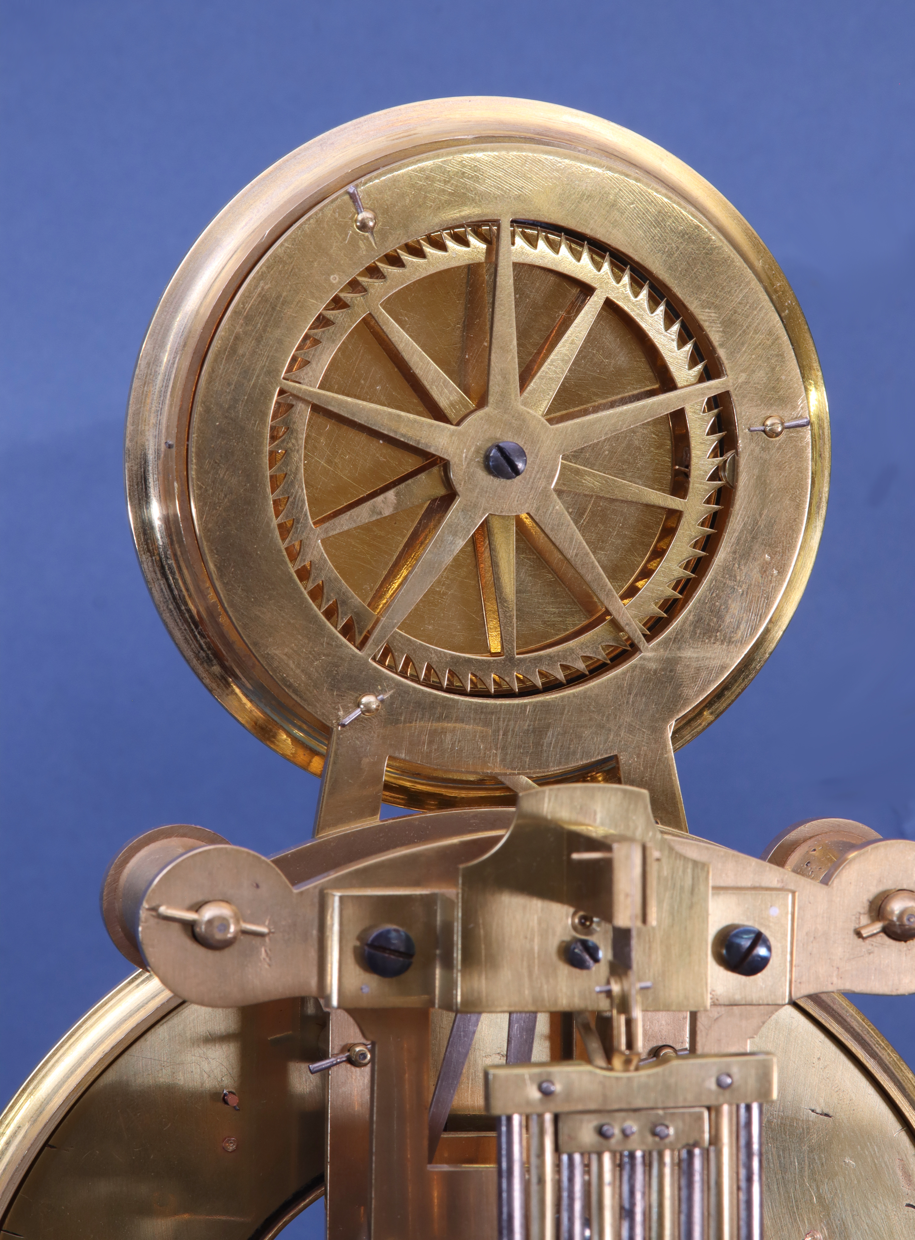 c.1820 French Skeleton Clock by Verneuil.